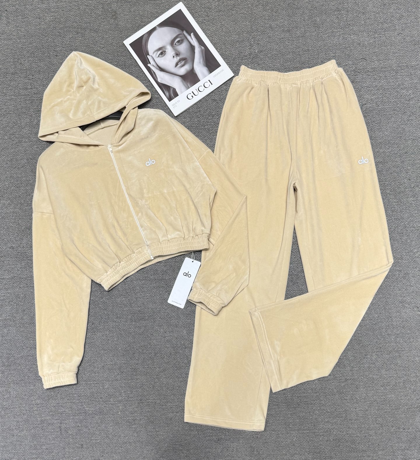 Alo Velour Tracksuit Set
